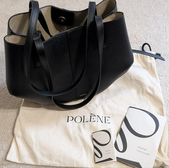 Polene Cyme Mini Textured Black - Picture 5 of 16